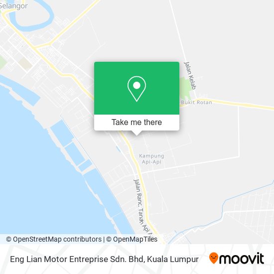 Peta Eng Lian Motor Entreprise Sdn. Bhd
