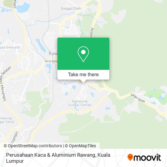 Perusahaan Kaca & Aluminium Rawang map