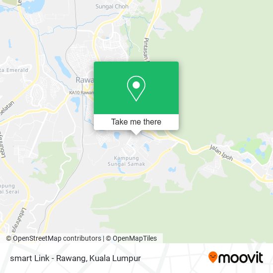 smart Link - Rawang map