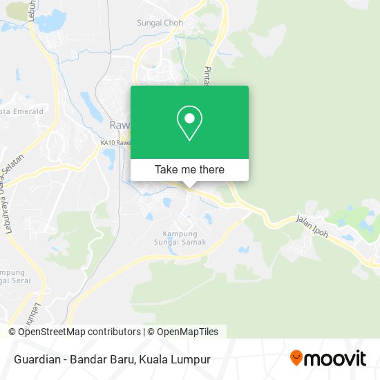 Guardian - Bandar Baru map