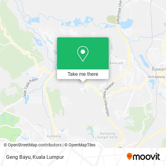 Geng Bayu map