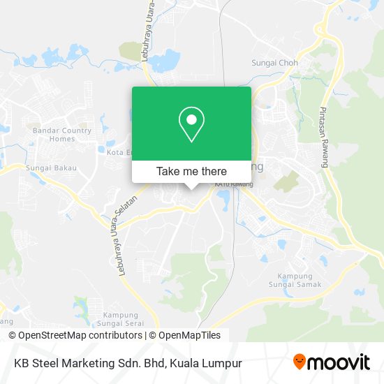 Peta KB Steel Marketing Sdn. Bhd