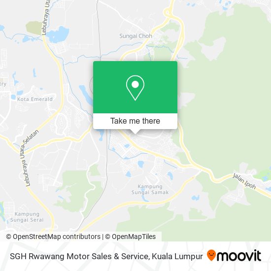 SGH Rwawang Motor Sales & Service map