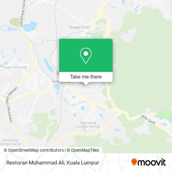 Restoran Muhammad Ali map