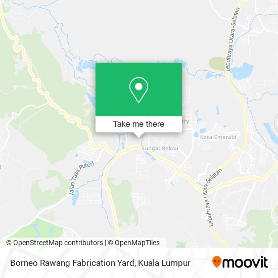 Borneo Rawang Fabrication Yard map