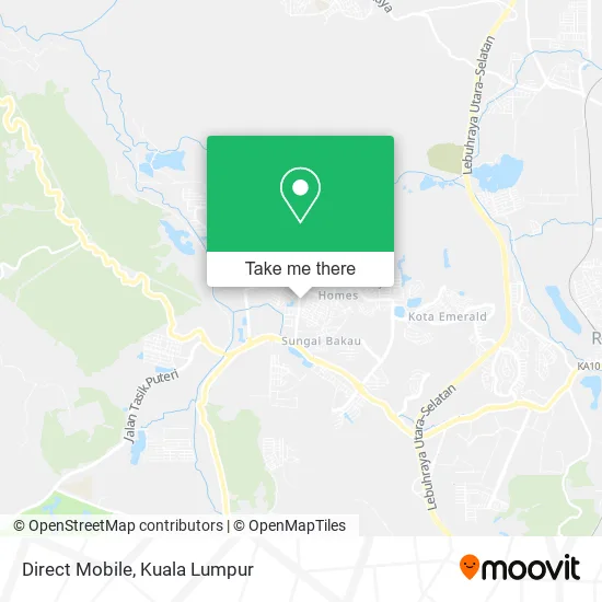 Direct Mobile map