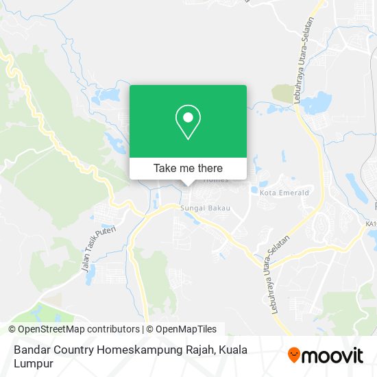 Peta Bandar Country Homeskampung Rajah