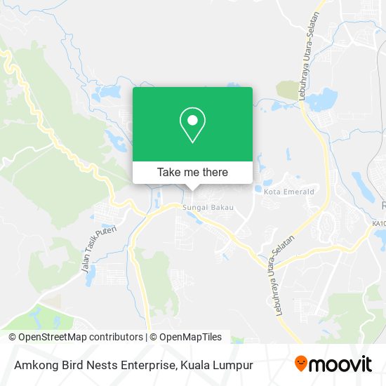 Amkong Bird Nests Enterprise map