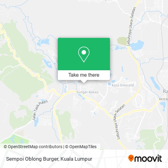 Sempoi Oblong Burger map