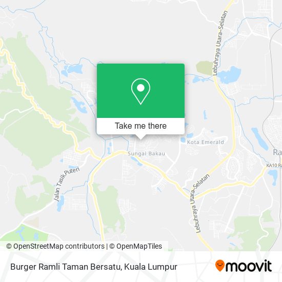 Burger Ramli Taman Bersatu map