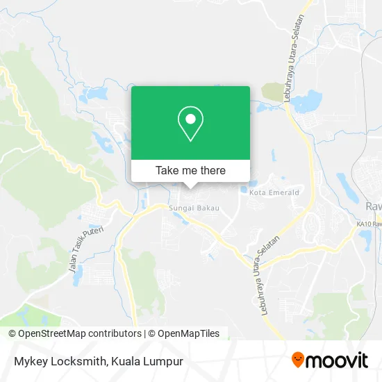 Mykey Locksmith map