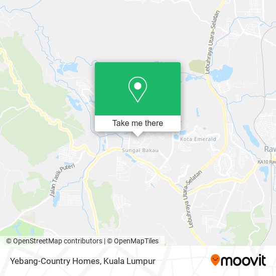 Peta Yebang-Country Homes