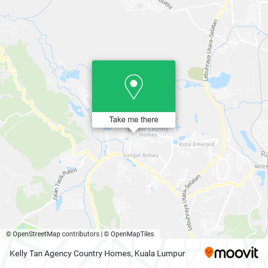 Kelly Tan Agency Country Homes map