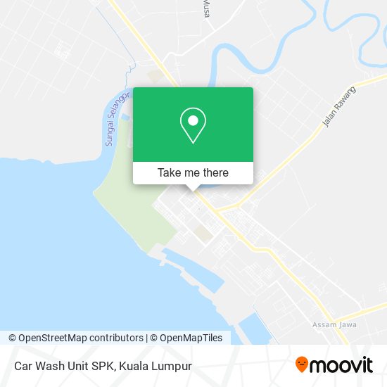 Car Wash Unit SPK map