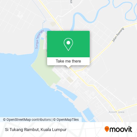 Si Tukang Rambut map