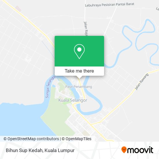 Bihun Sup Kedah map