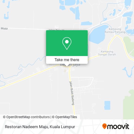 Restoran Nadeem Maju map