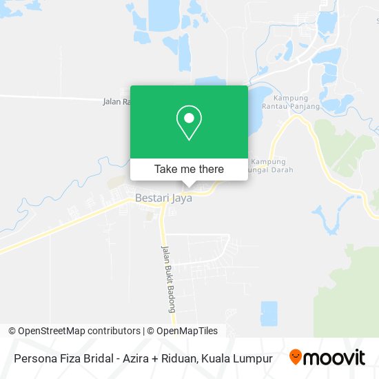 Persona Fiza Bridal - Azira + Riduan map