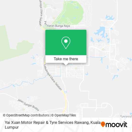 Yai Xuan Motor Repair & Tyre Services Rawang map