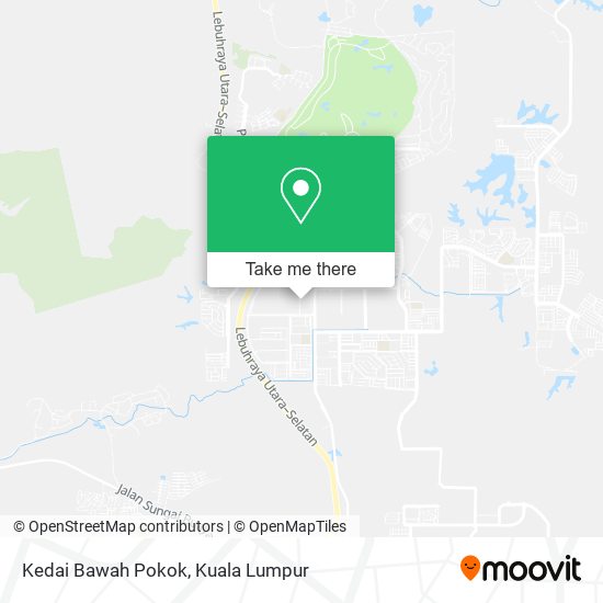 Kedai Bawah Pokok map