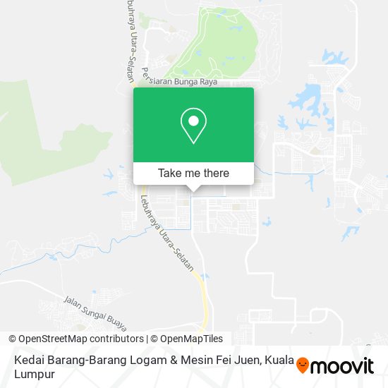 Peta Kedai Barang-Barang Logam & Mesin Fei Juen