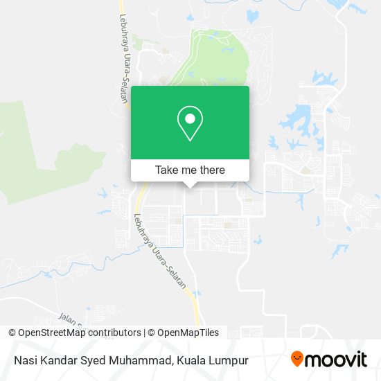 Nasi Kandar Syed Muhammad map