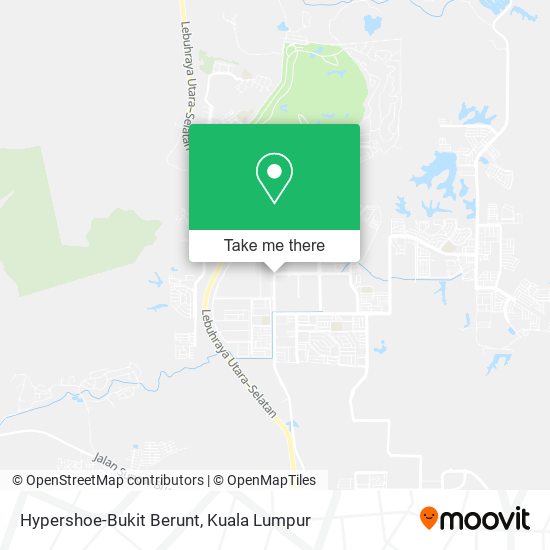 Hypershoe-Bukit Berunt map