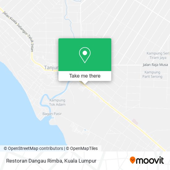 Restoran Dangau Rimba map