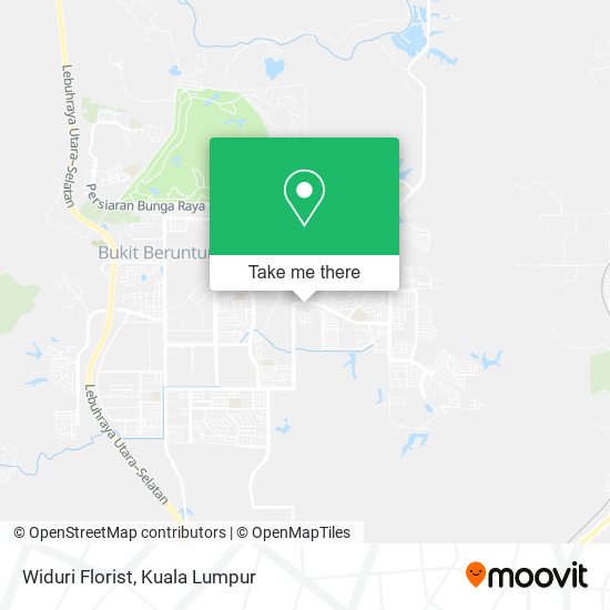 Widuri Florist map