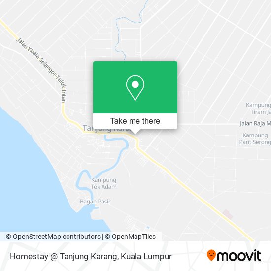 Homestay @ Tanjung Karang map