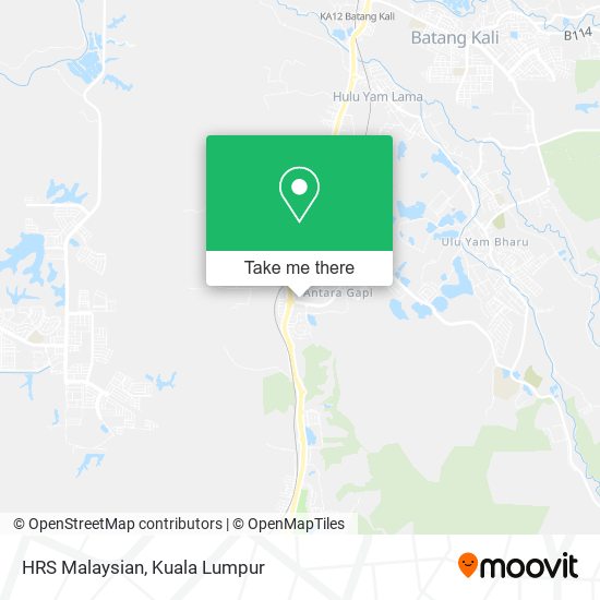 Peta HRS Malaysian