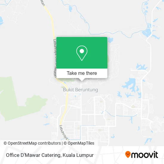 Office D'Mawar Catering map