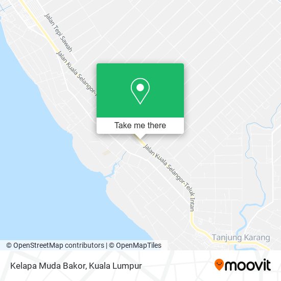 Kelapa Muda Bakor map