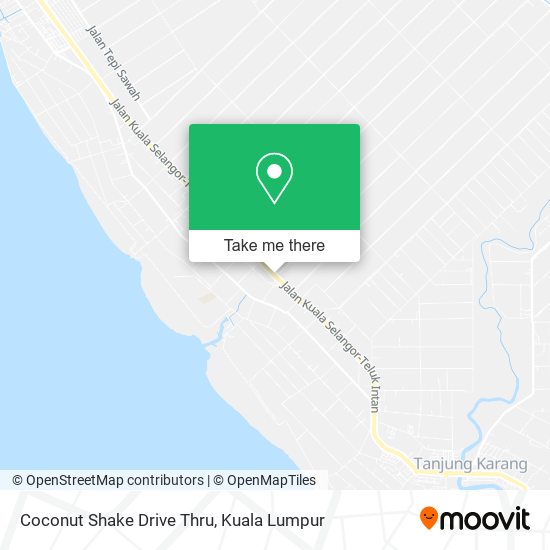 Coconut Shake Drive Thru map