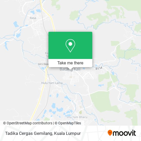 Tadika Cergas Gemilang map