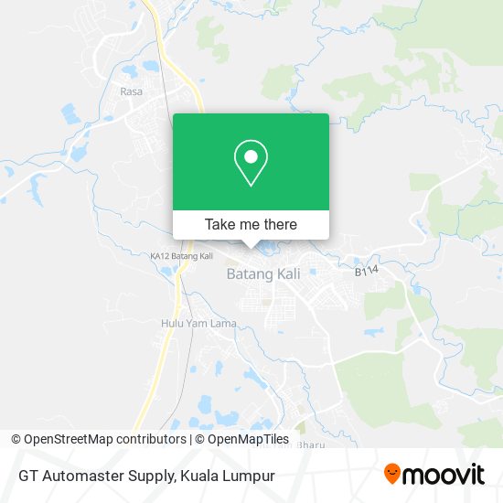 GT Automaster Supply map