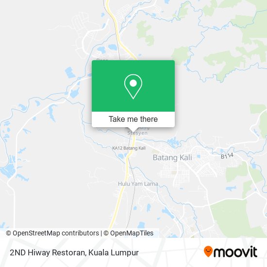 Peta 2ND Hiway Restoran