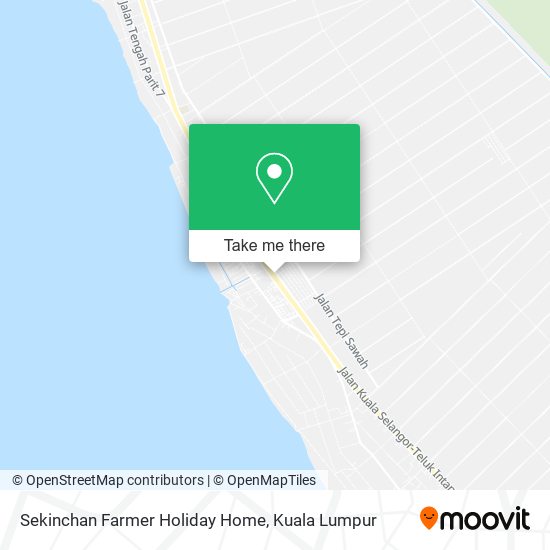 Sekinchan Farmer Holiday Home map