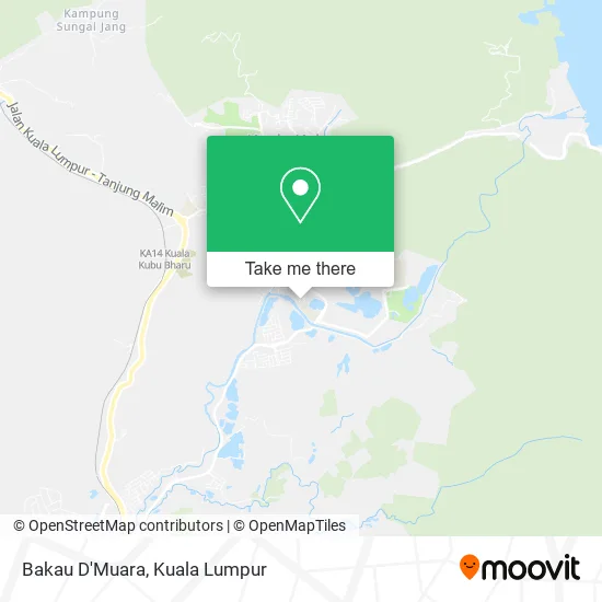 Bakau D'Muara map