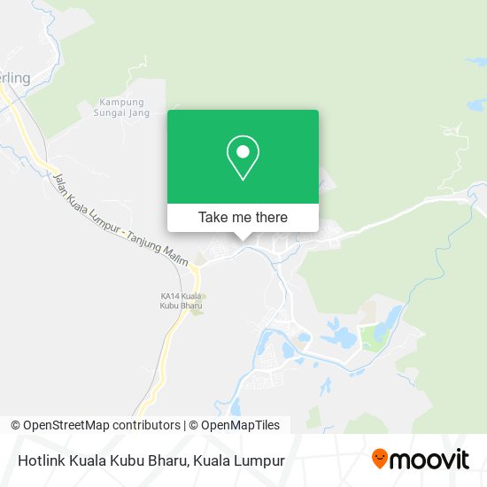 Peta Hotlink Kuala Kubu Bharu