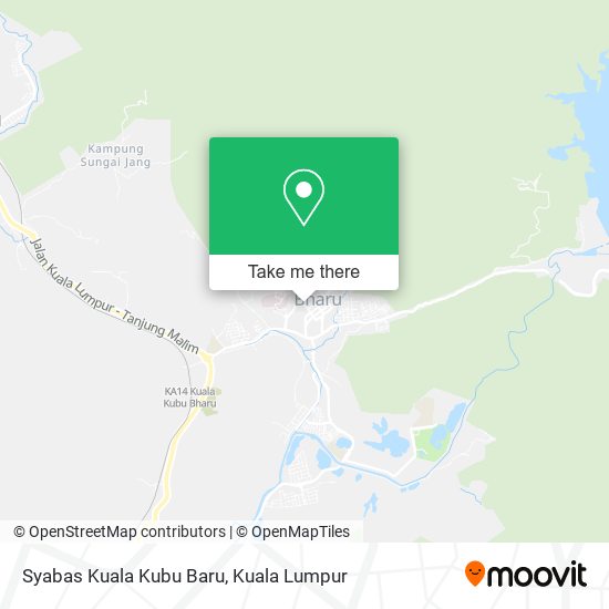 Peta Syabas Kuala Kubu Baru