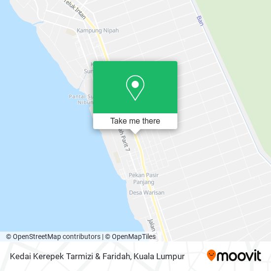 Peta Kedai Kerepek Tarmizi & Faridah