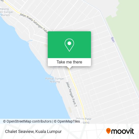 Chalet Seaview map