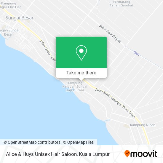 Alice & Huys Unisex Hair Saloon map