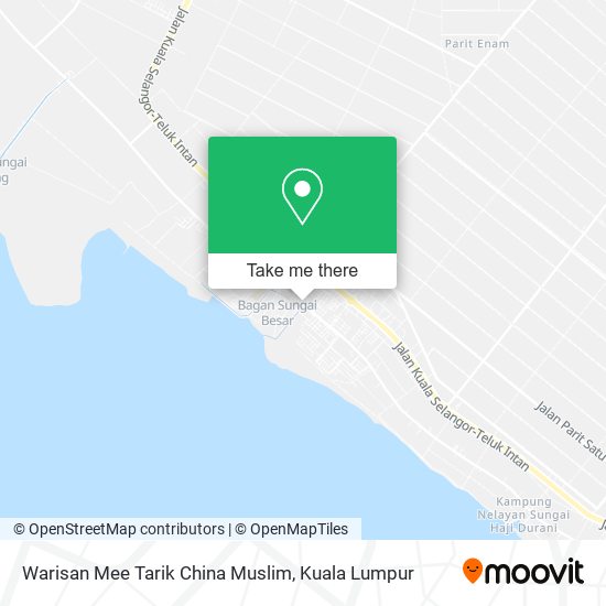 Warisan Mee Tarik China Muslim map