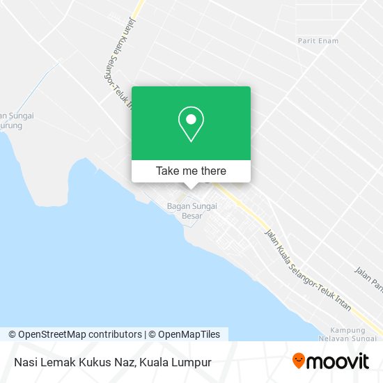 Peta Nasi Lemak Kukus Naz