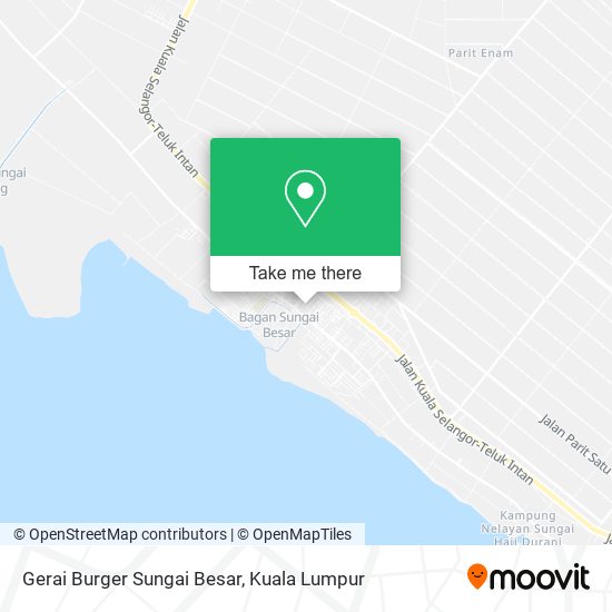 Peta Gerai Burger Sungai Besar