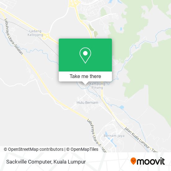 Sackville Computer map