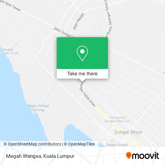 Megah Wangsa map