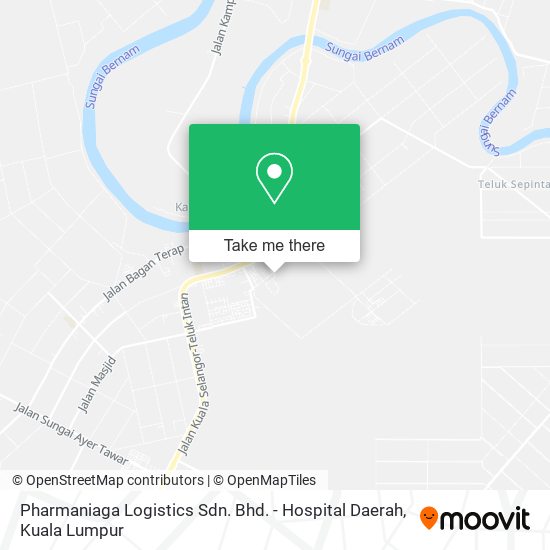 Pharmaniaga Logistics Sdn. Bhd. - Hospital Daerah map